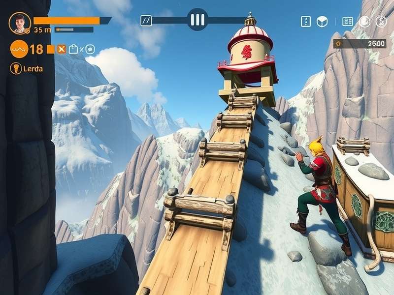 Mountain King character progression screen